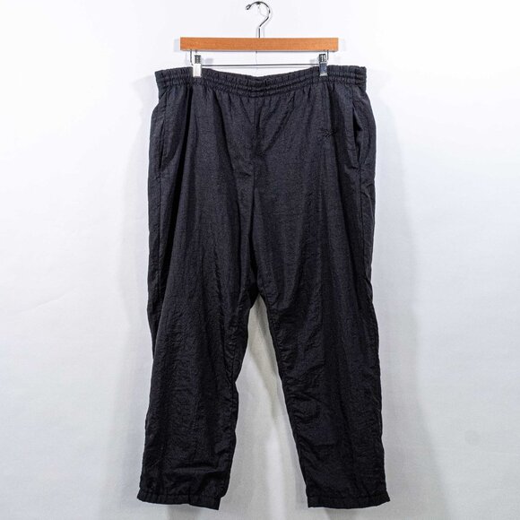 Reebok Windbreaker Pants Swishy Nylon Large VTG 90s Streetwear Skate - Picture 1 of 8